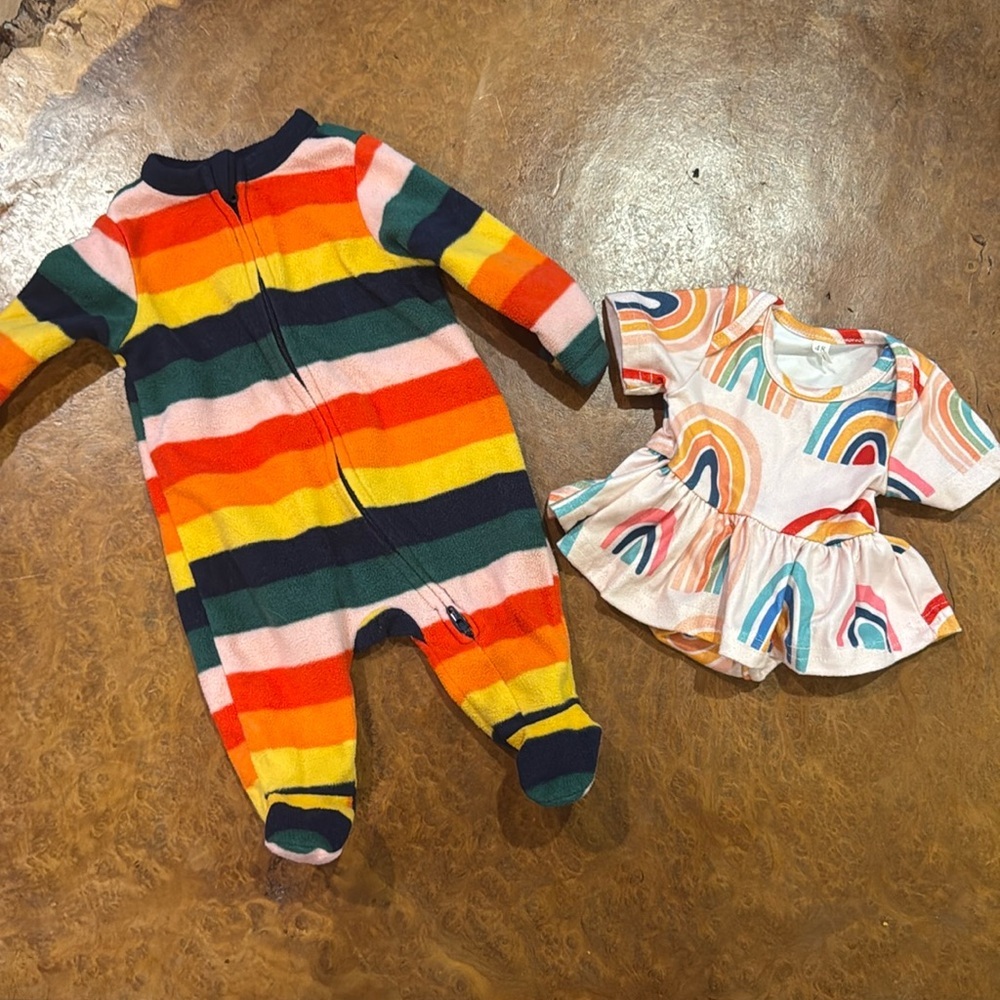 Rainbow Baby Bundle Preemie & 0-3